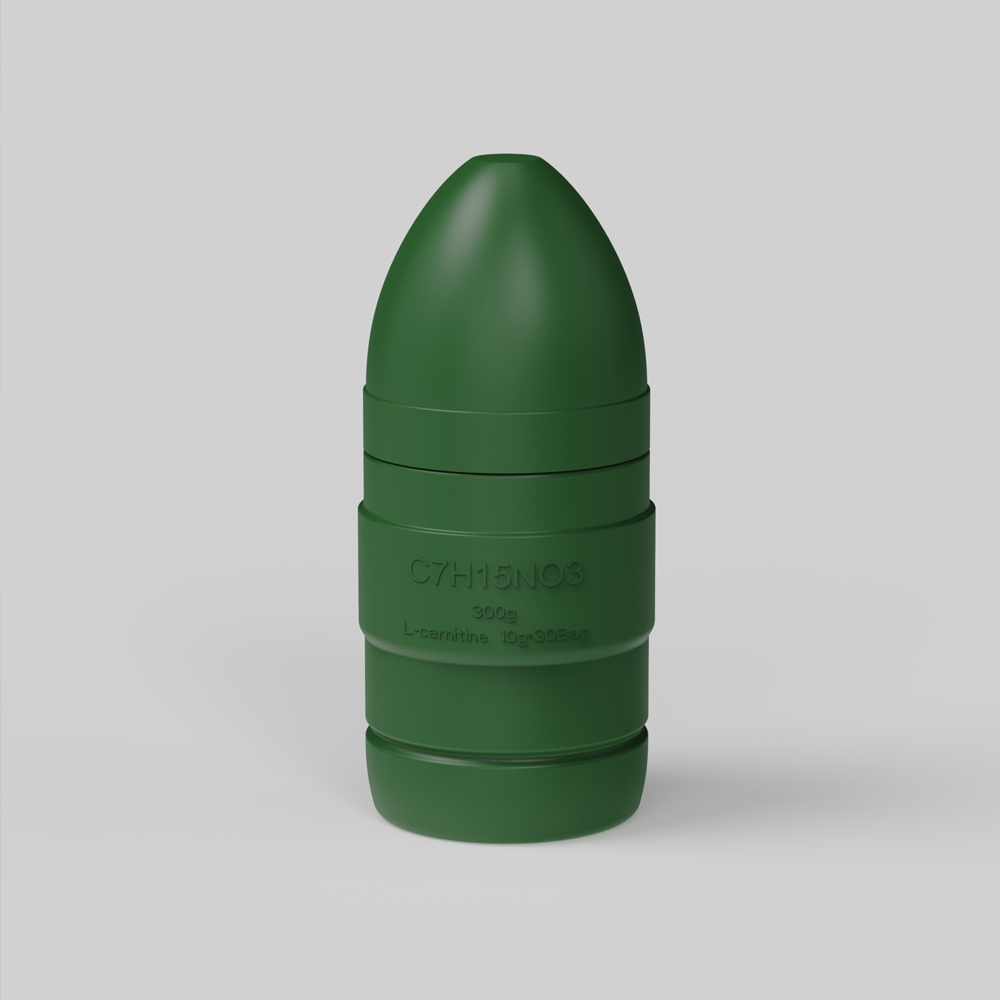 RTCO New Design Cannonball Shape Plastic Bottle with Bayonet Lid for supplement protein powder