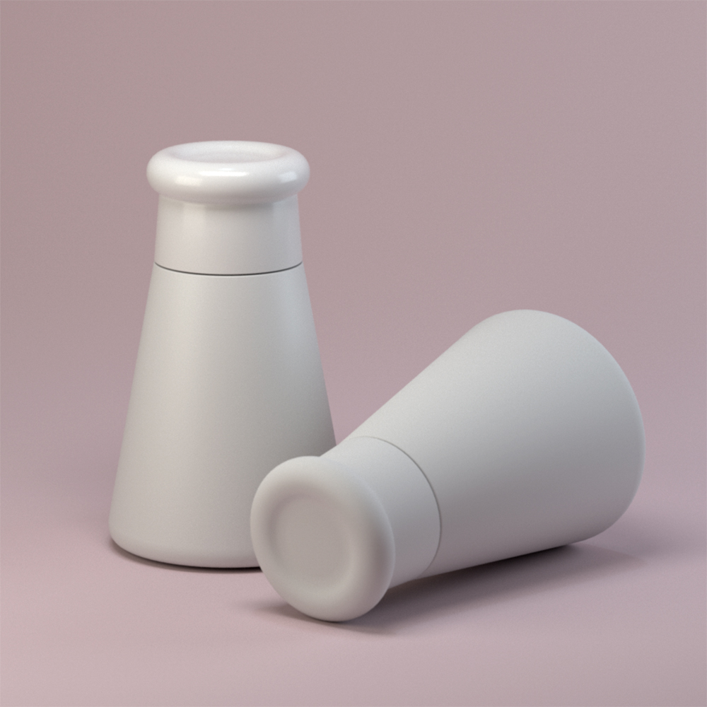 RTCO NEW design Conical Shape Plastic Bottle for pill vitamin gummy