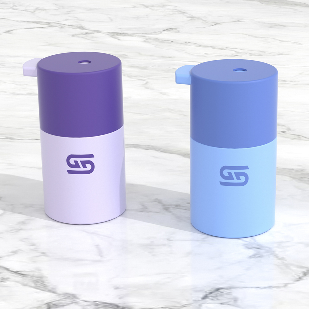 RTCO NEW Design Round Push-to-dispense Powder Plastic Bottle