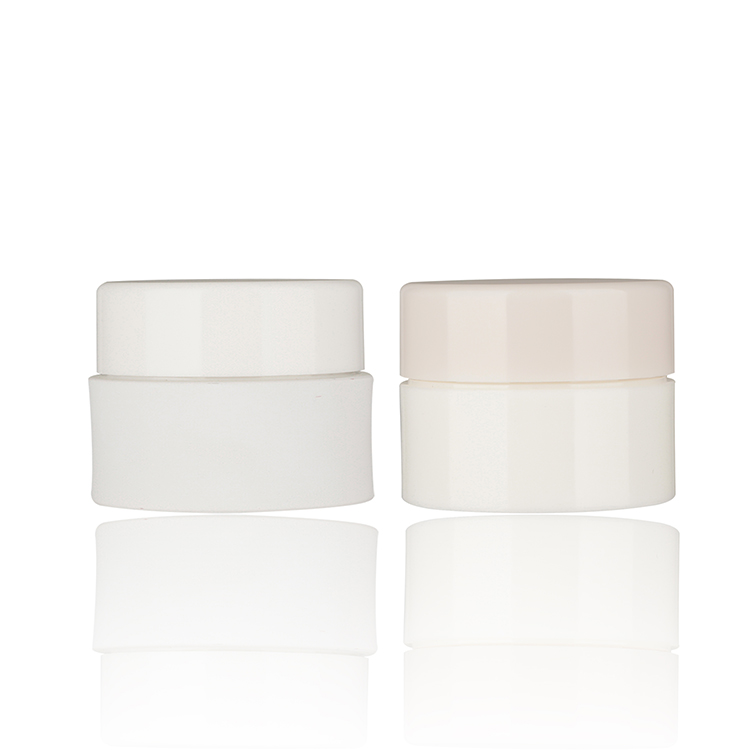 Chinese Supplier 50G White PP Cosmetic Cream Jar with Replaceable Inner Core