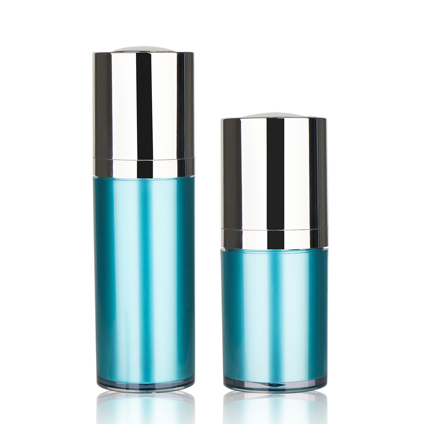 New Design Custom Blue Rotating Airless Bottle