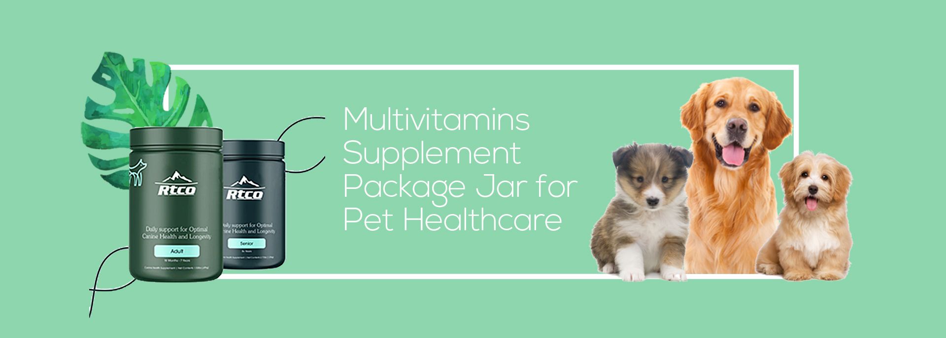 pet supplement bottle