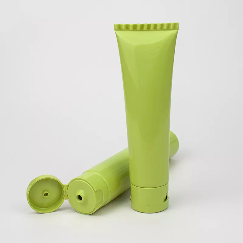 3ml - 400ml Eco Friendly Sugarcane Green PE Biobased Plastic Collapsible Pcr Plastic Tube Packaging for cosmetic