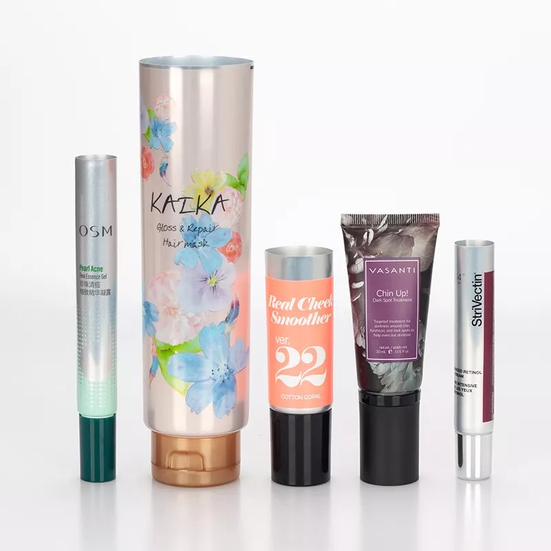 Custom ABL Aluminum Plastic Cosmetic Tube with Screw Cap for Skin care Packaging