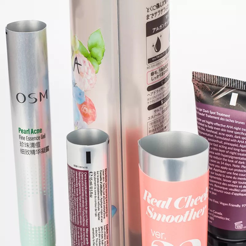 Custom ABL Aluminum Plastic Cosmetic Tube with Screw Cap for Skin care Packaging