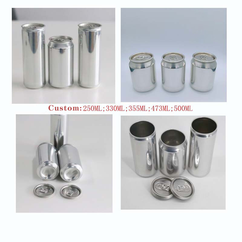 Manufacturing 500ml 330mL 473mL 355ml 250ml Slim Cheap Empty Logo Customized Beverage Packaging Aluminium Can for beer or drink