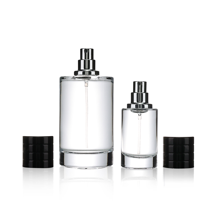 Eco Friendly Refillable Parfum Botl 25ml 50ml 100 ml Vintage Round Custom Empty Glass Perfume Spray Bottle