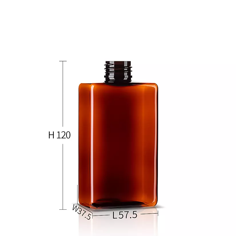 Hot Sale PET PCR RPET 200ML 300ML 400ML Square Shape Foam Pump Bottle Eco Friendly Cosmetic Packaging Bottles