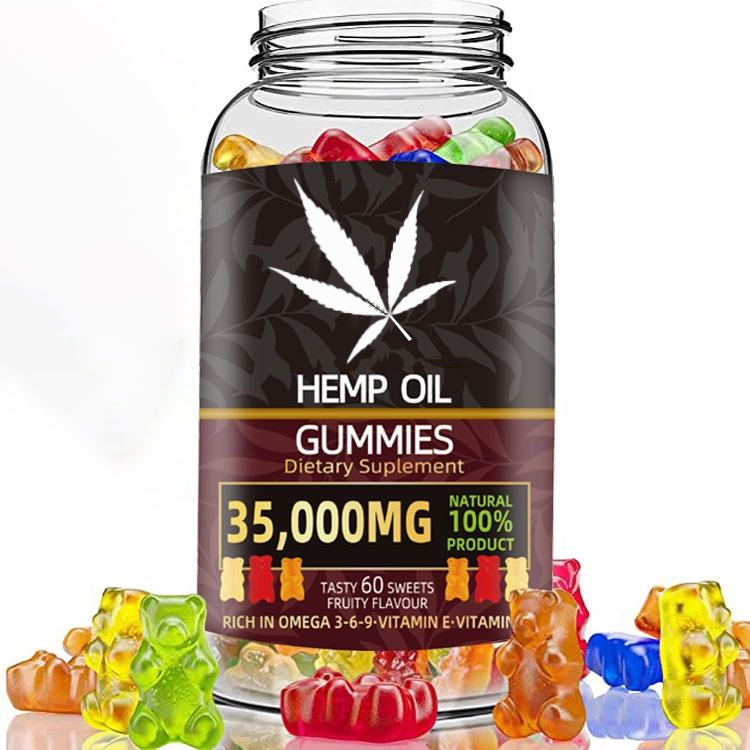 Hot Sale Childproof HDPE Plastic Jar 6oz 8oz 10oz 12oz Push and Twist Edible Empty Hemp Gummy Candy Jar with child resistant lid