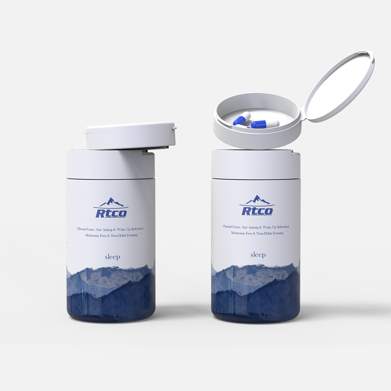 New Design Food Grade Portable Removable Pill Bottle