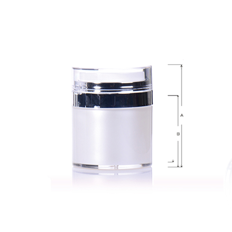 airless jar with pump