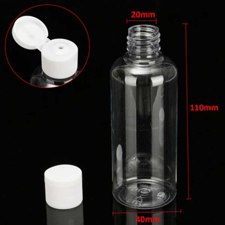 Wholesale White 19MM PPE Flip Top Cap For Plastic Round Cosmetic Bottle