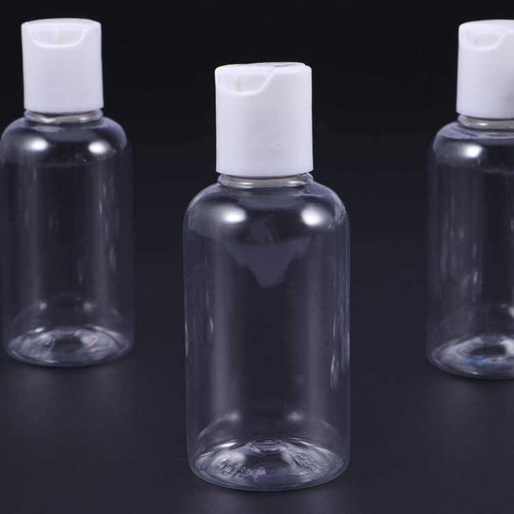 China Manufacturer Bdpak Plastic Flat Bottles Disc PPE Top Caps For 50Ml 100Ml 250Ml Bottles