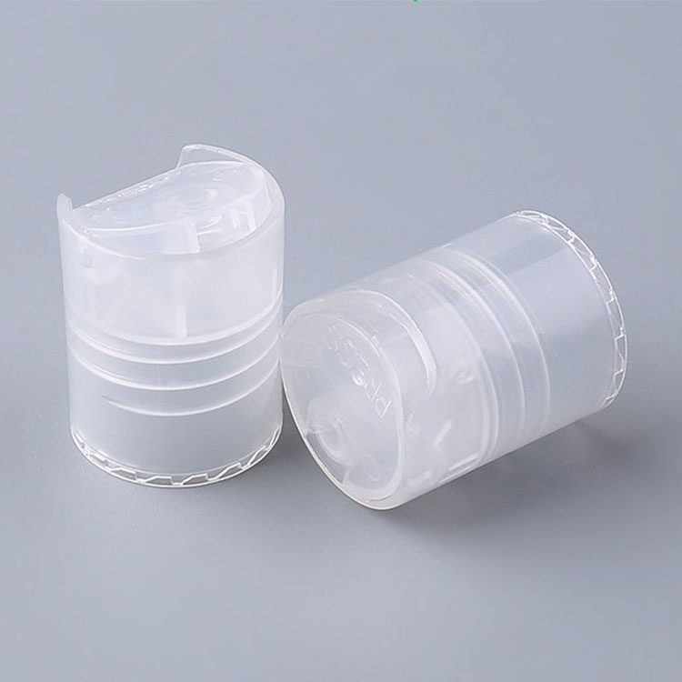 Wholesale BDPAK Smooth Flat Press PE Top Disc Bottle Cap For Clear Plastic Sanitizer Bottle