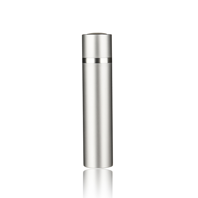 Silver Rotating Airless Bottle