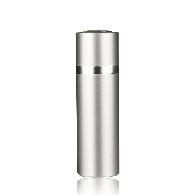 Silver Rotating Airless Bottle