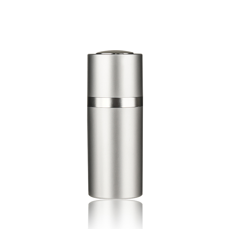 Silver Rotating Airless Bottle