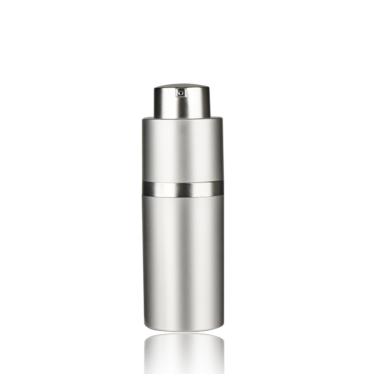 Silver Rotating Airless Bottle