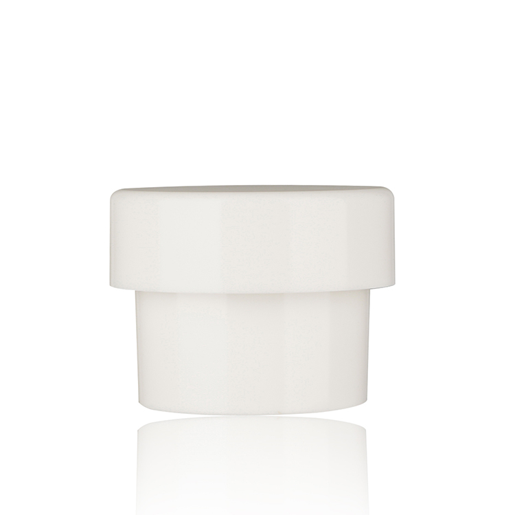 Custom Red/White Double Replaceable Plastic Cream Jar with Lid