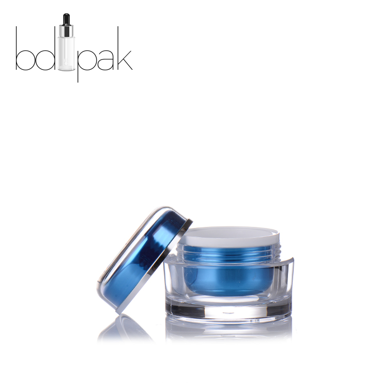 BDPAK Custom Round Acrylic Cosmetic Cream Jar