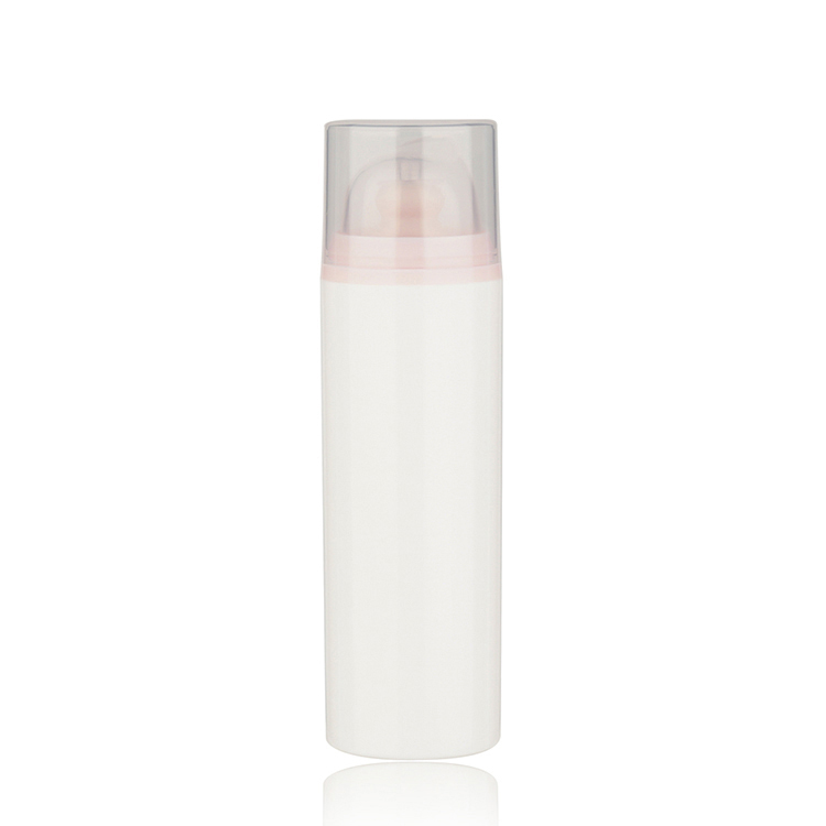 BDPAK New Design 15ml 30ml 50ml Plastic Airless Lotion Bottle with Pink Pump Head