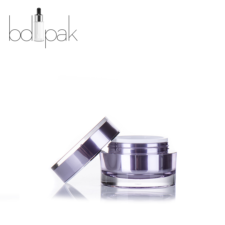 BDPAK Luxury Acrylic Cream Jar 15g/30g/50g For Skin Care