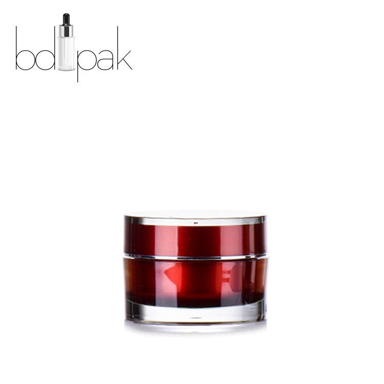 BDPAK Luxury Acrylic Cream Jar 15g/30g/50g For Skin Care