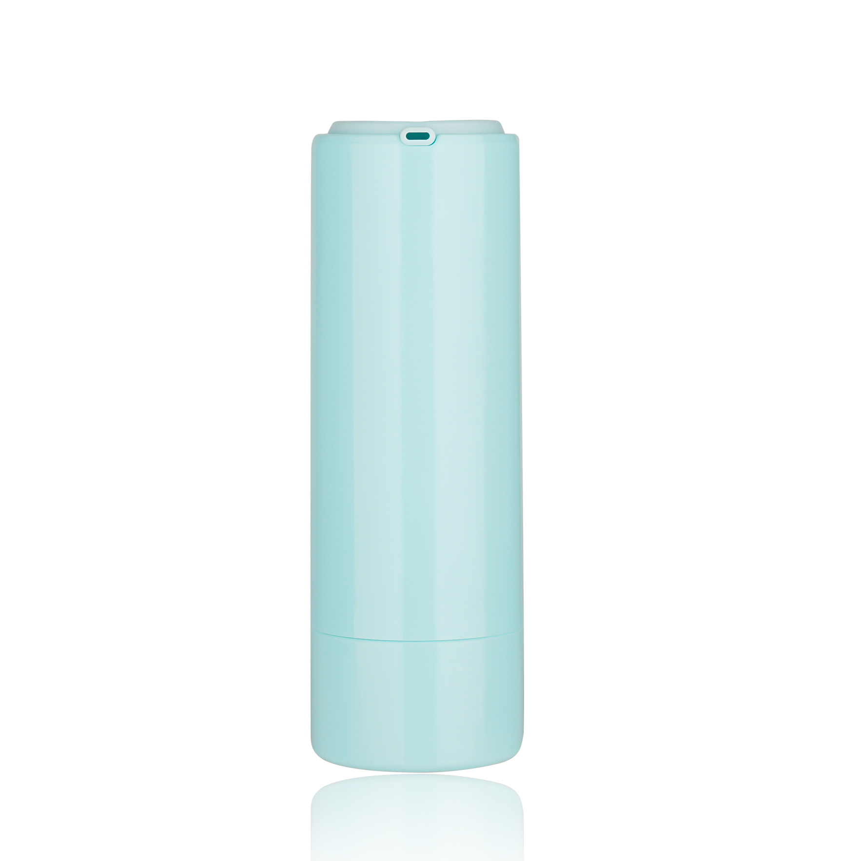 Custom Light Blue Plastic Rotating Airless Pump Bottle