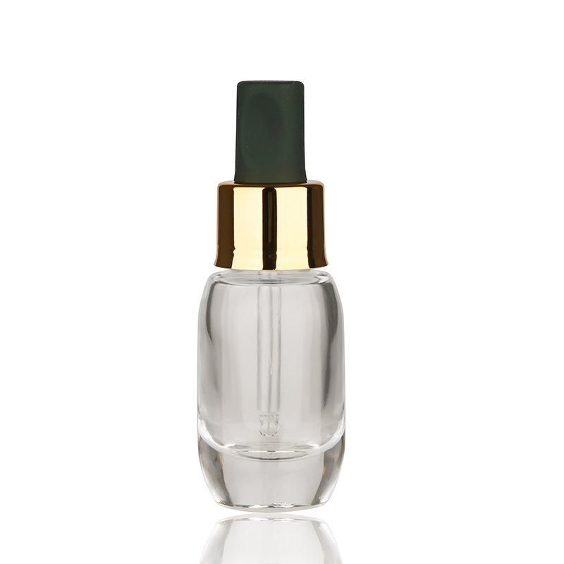 Unique Shape 15ml Glass Essential Oil Dropper Bottle