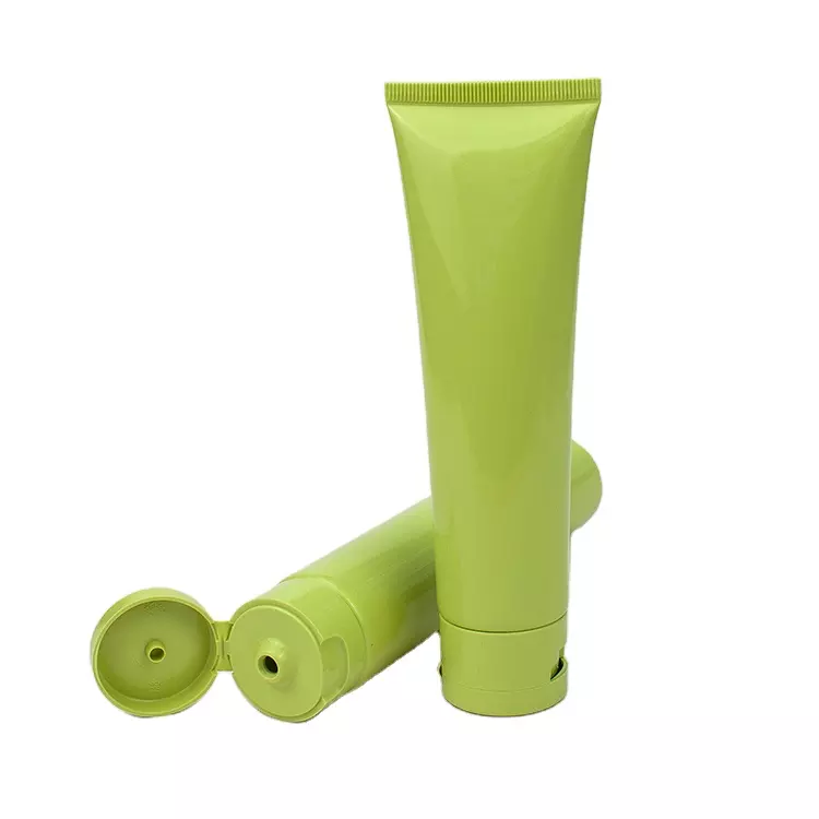 3ml - 400ml Eco Friendly Sugarcane Green PE Biobased Plastic Collapsible Pcr Plastic Tube Packaging for cosmetic