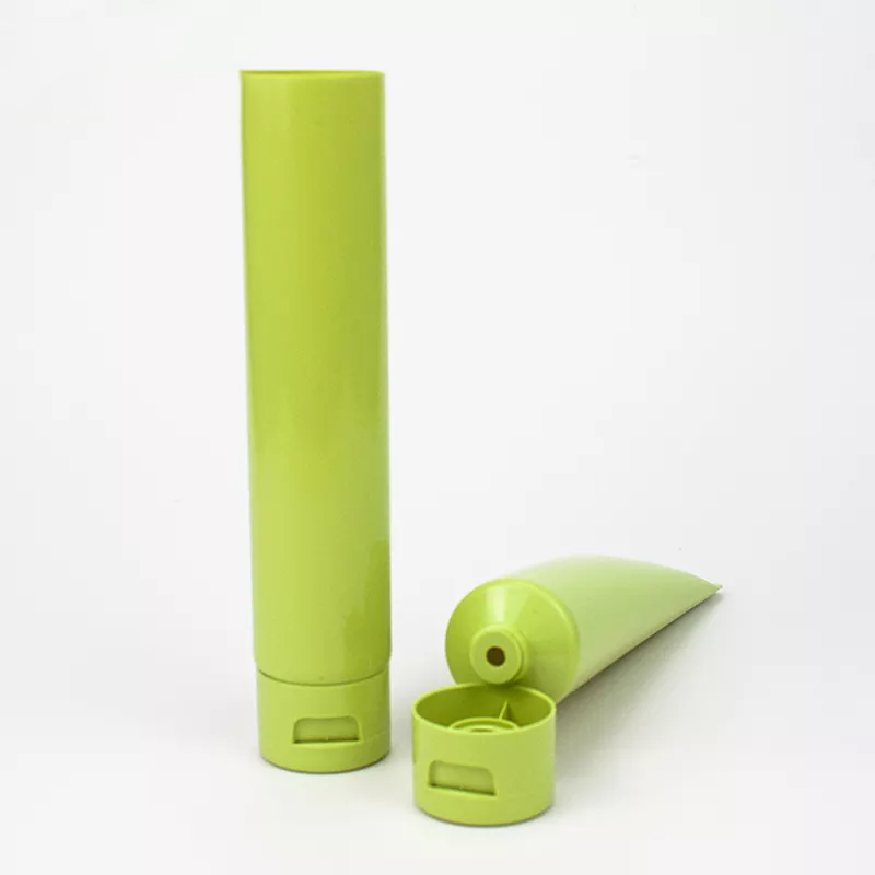 3ml - 400ml Eco Friendly Sugarcane Green PE Biobased Plastic Collapsible Pcr Plastic Tube Packaging for cosmetic