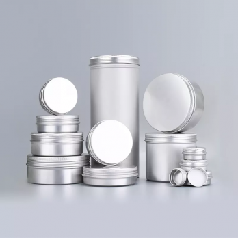 4oz 8oz 240ml 16oz Large Empty Storage Case Jars for Cosmetic Food Containers 10ml 15ml 30ml Round Tin Cans with Screw Top Lids