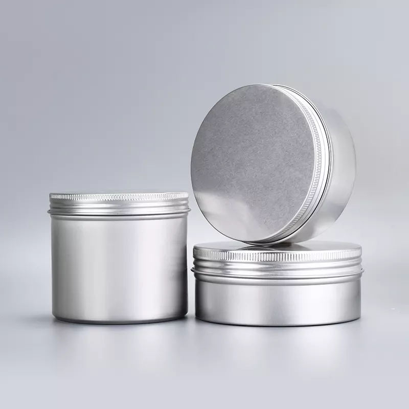 4oz 8oz 240ml 16oz Large Empty Storage Case Jars for Cosmetic Food Containers 10ml 15ml 30ml Round Tin Cans with Screw Top Lids