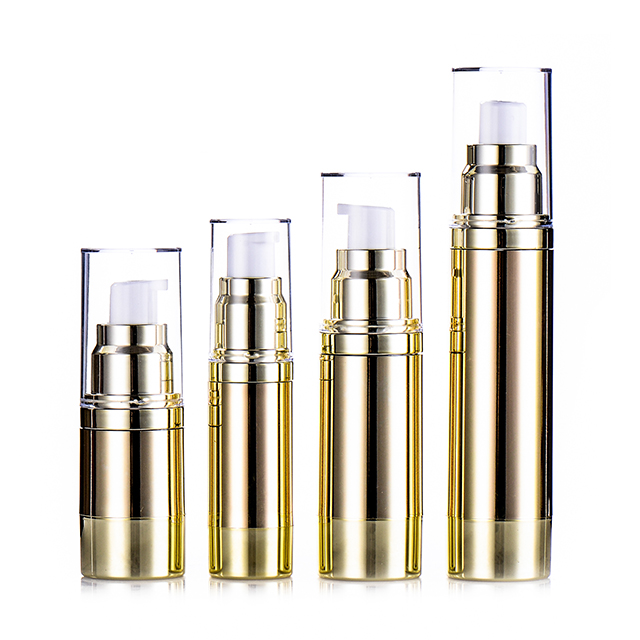 Gold Acrylic Airless Bottle