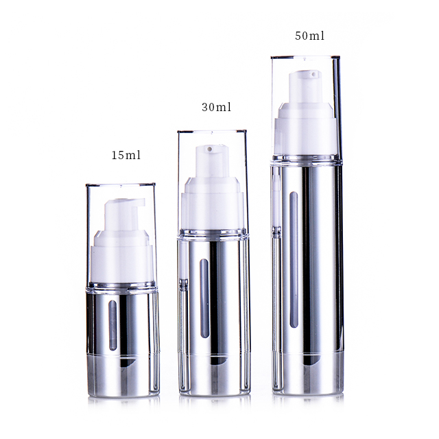 Gold Acrylic Airless Bottle