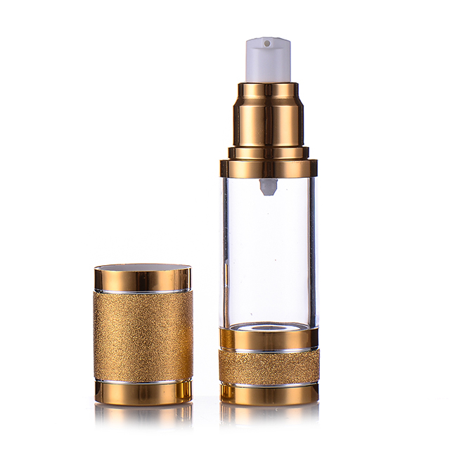 Gold Acrylic Airless Bottle