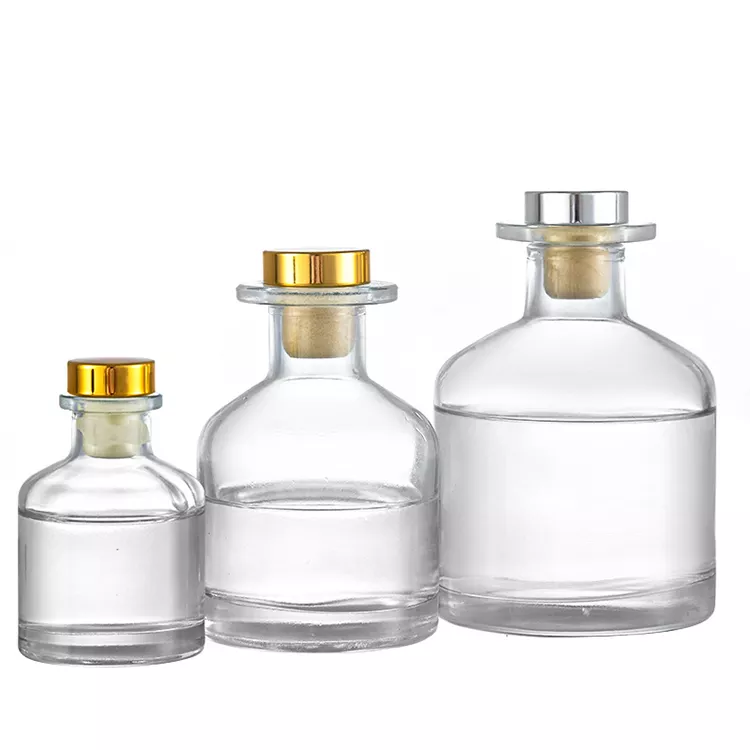 Wholesale Top Quality Aromatherapy Empty Oil Bottle Reed Diffuser Bottle Glass 100ml 150ml 200ml