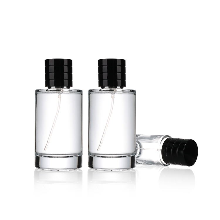 Eco Friendly Refillable Parfum Botl 25ml 50ml 100 ml Vintage Round Custom Empty Glass Perfume Spray Bottle