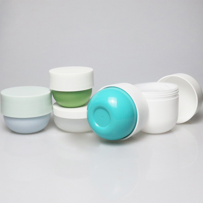 Bowl Shape Plastic PP Cream Jar Body Butter Hair Mask Jars