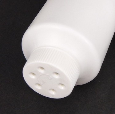 Wholesale Shaking Loose Talcum Tamper Proof HDPE Powder Bottle with sifter cap for baby powder