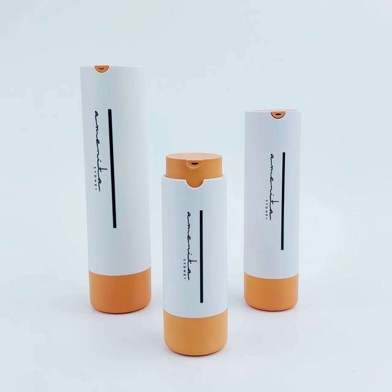 Eco Friendly Plastic Refillable Bottles Skincare Packaging with pump 30ml 50ml 100ml lotion Bottle for cosmetic container