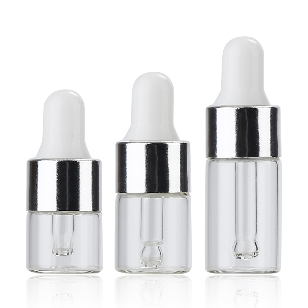 Glass Vial with Dropper for Mini Serum oil Sample