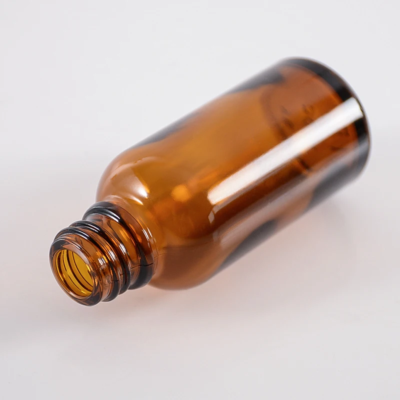 Cheaper US Available Amber Glass Bottle with dropper 30 ml 1 oz 30ml Brown Essential Oil Bottle for hair face body oil packaging