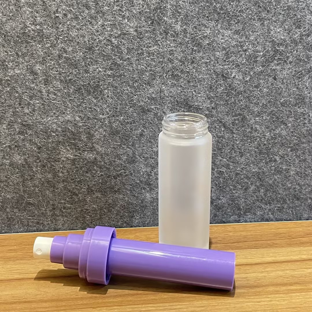 Glass Airless Spray Bottle 15ml 30ml 50ml Replaceable PP inner