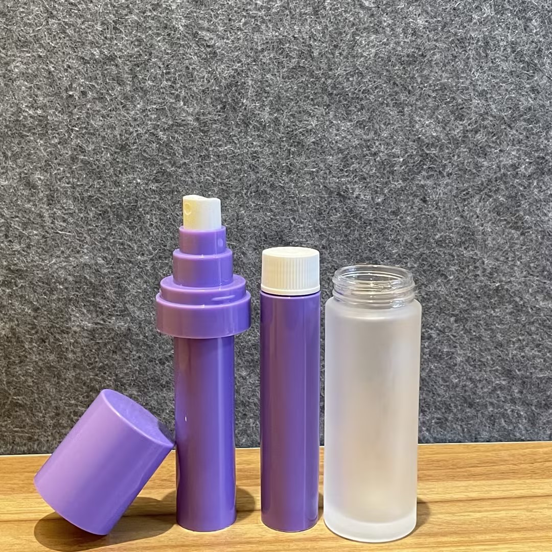 Glass Airless Spray Bottle 15ml 30ml 50ml Replaceable PP inner