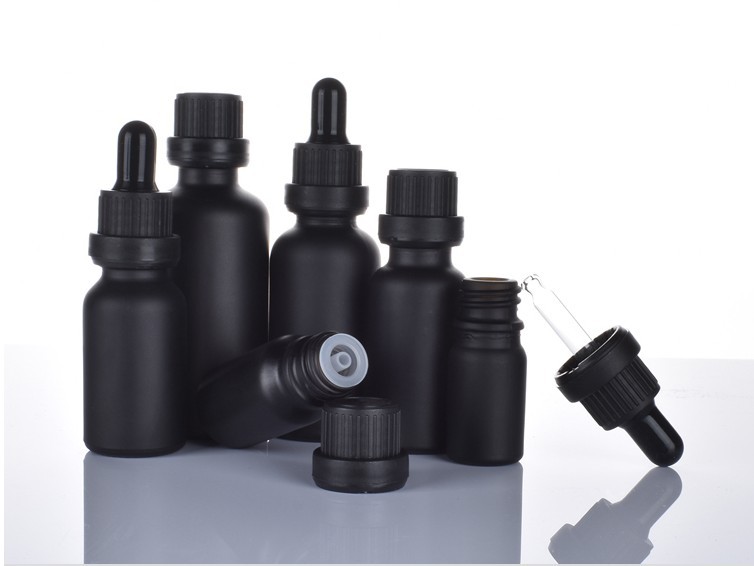 30ml 50ml Black Glass Dropper Bottle